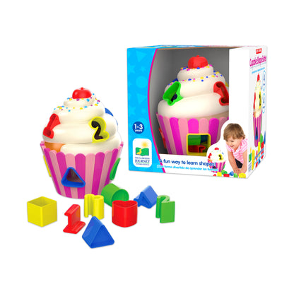 Early Learning Cupcake Shape Sorter - Colorful Learning Fun!