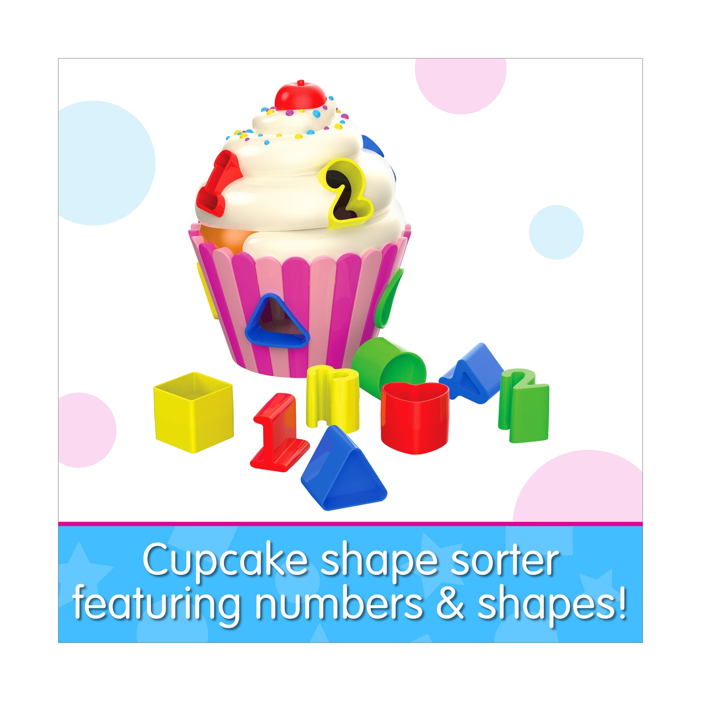 Early Learning Cupcake Shape Sorter - Colorful Learning Fun!