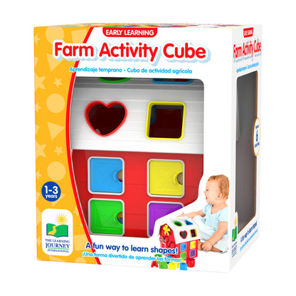 Early Learning Farm Activity Cube - Interactive Educational Toy