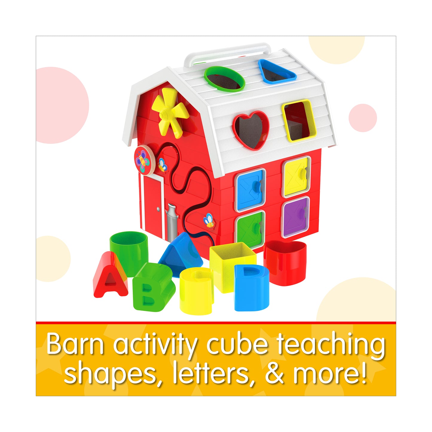 Early Learning Farm Activity Cube - Interactive Educational Toy