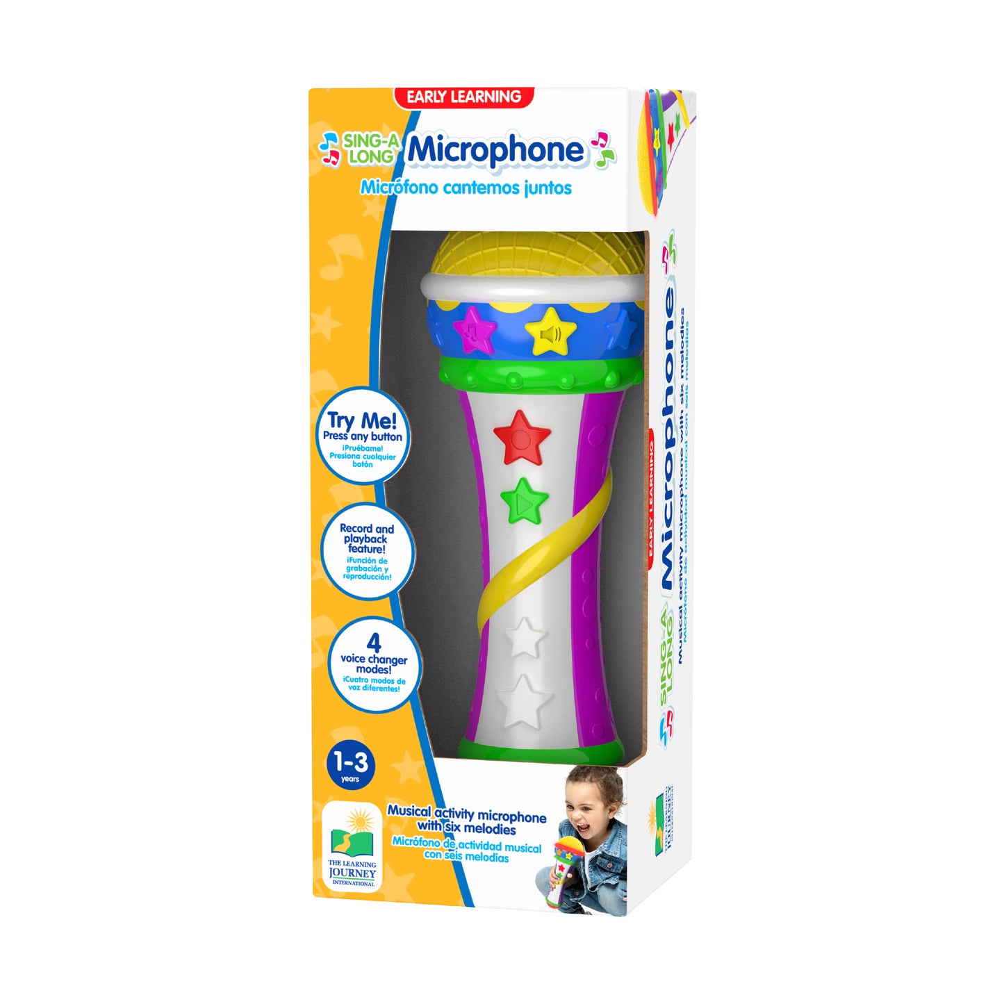 Tiny Tunes Early Learning Sing-A-Long Microphone for Toddlers