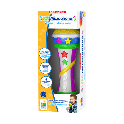 Tiny Tunes Early Learning Sing-A-Long Microphone for Toddlers