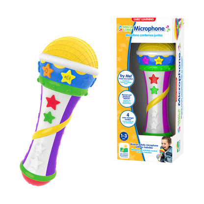 Tiny Tunes Early Learning Sing-A-Long Microphone for Toddlers