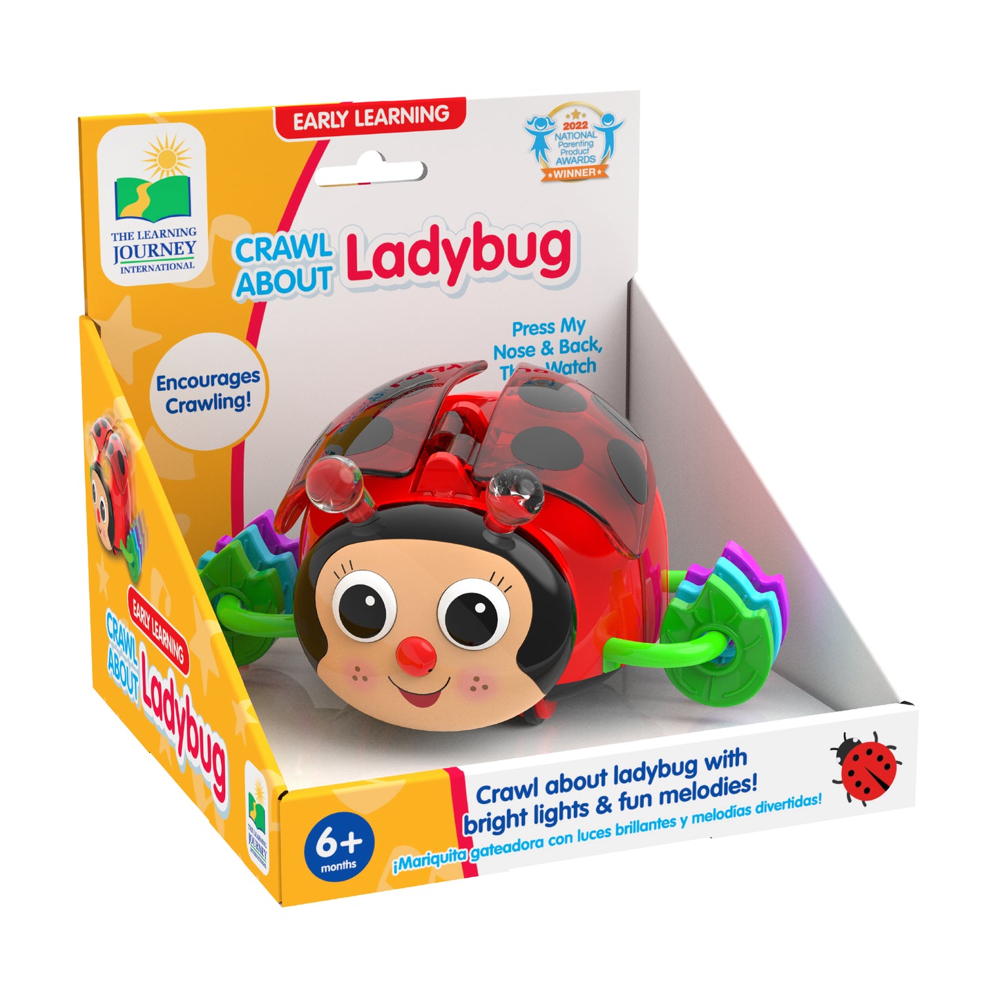 Early Learning Crawl About Ladybug - Interactive Crawling Toy