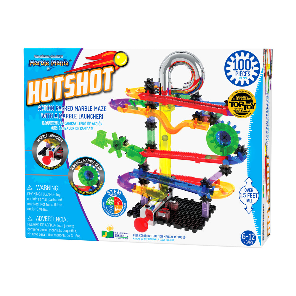 Techno Gears Marble Mania HotShot Construction Set - 116 Pieces