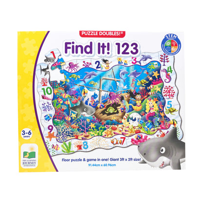 Puzzle Doubles! Find It Underwater Adventure - 50 pc