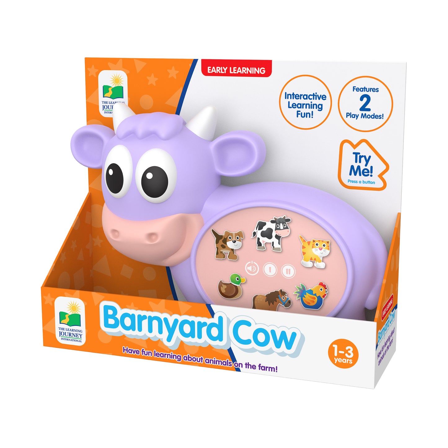 Early Learning - Barnyard Cow Interactive Learning Toy