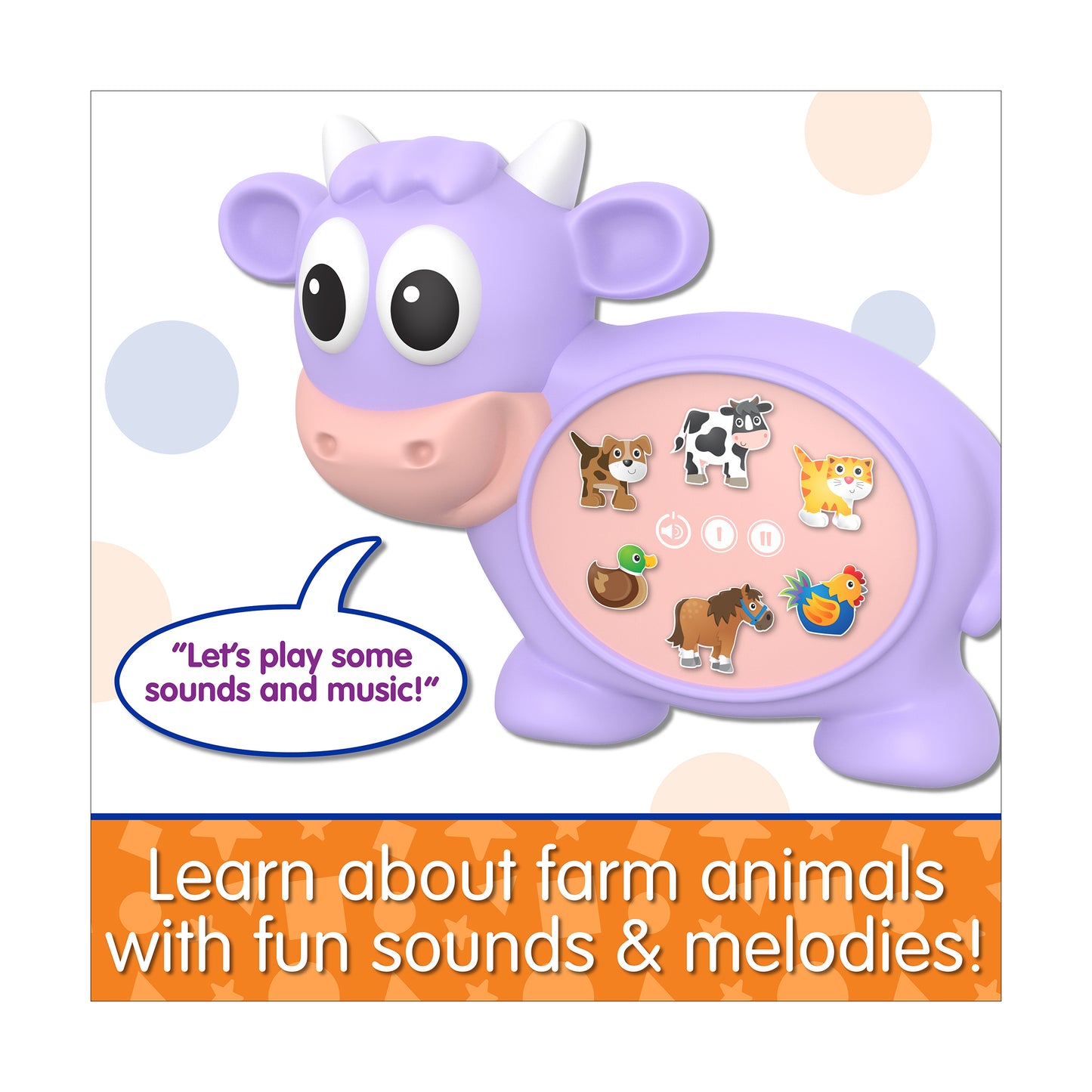 Early Learning - Barnyard Cow Interactive Learning Toy