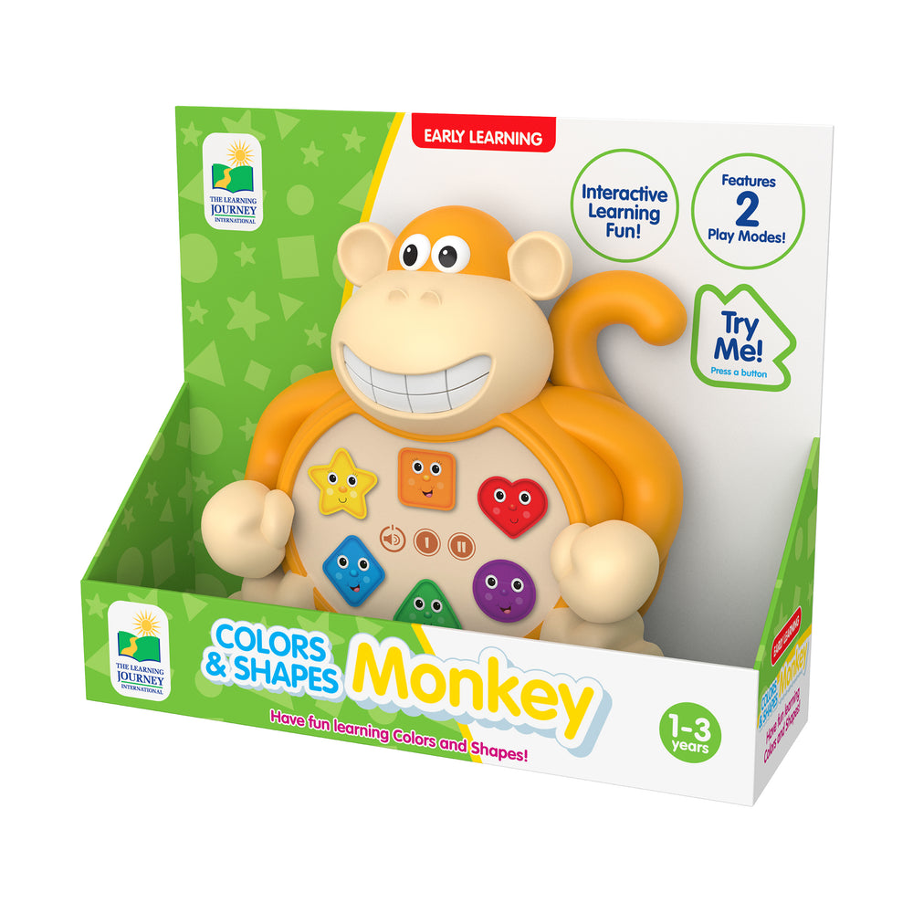 Early Learning Colors & Shapes Monkey - Interactive Educational Toy