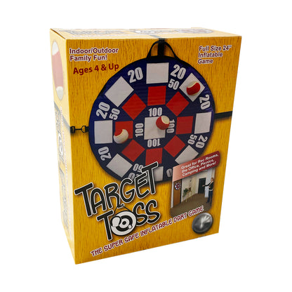 Target Toss Inflatable Safety Dart Game with Velcro Balls