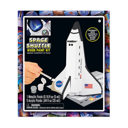 Works of Ahhh... NASA Space Shuttle Discovery Wood Paint Kit