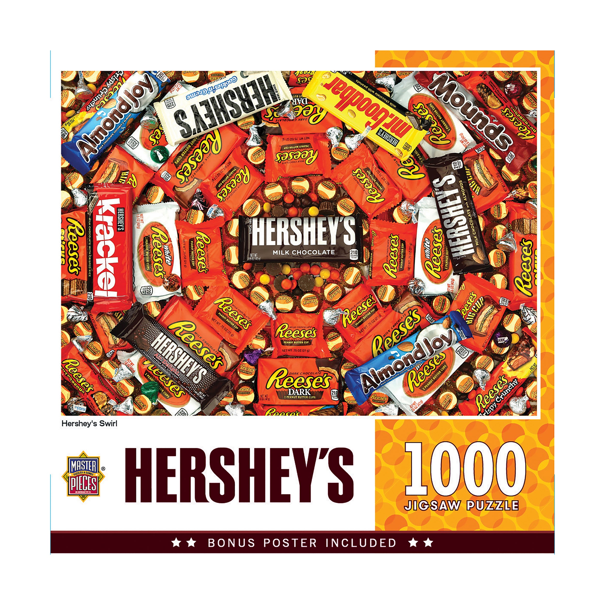 Hershey's Swirl Chocolate Collage Jigsaw Puzzle - 1000 pc – Toys