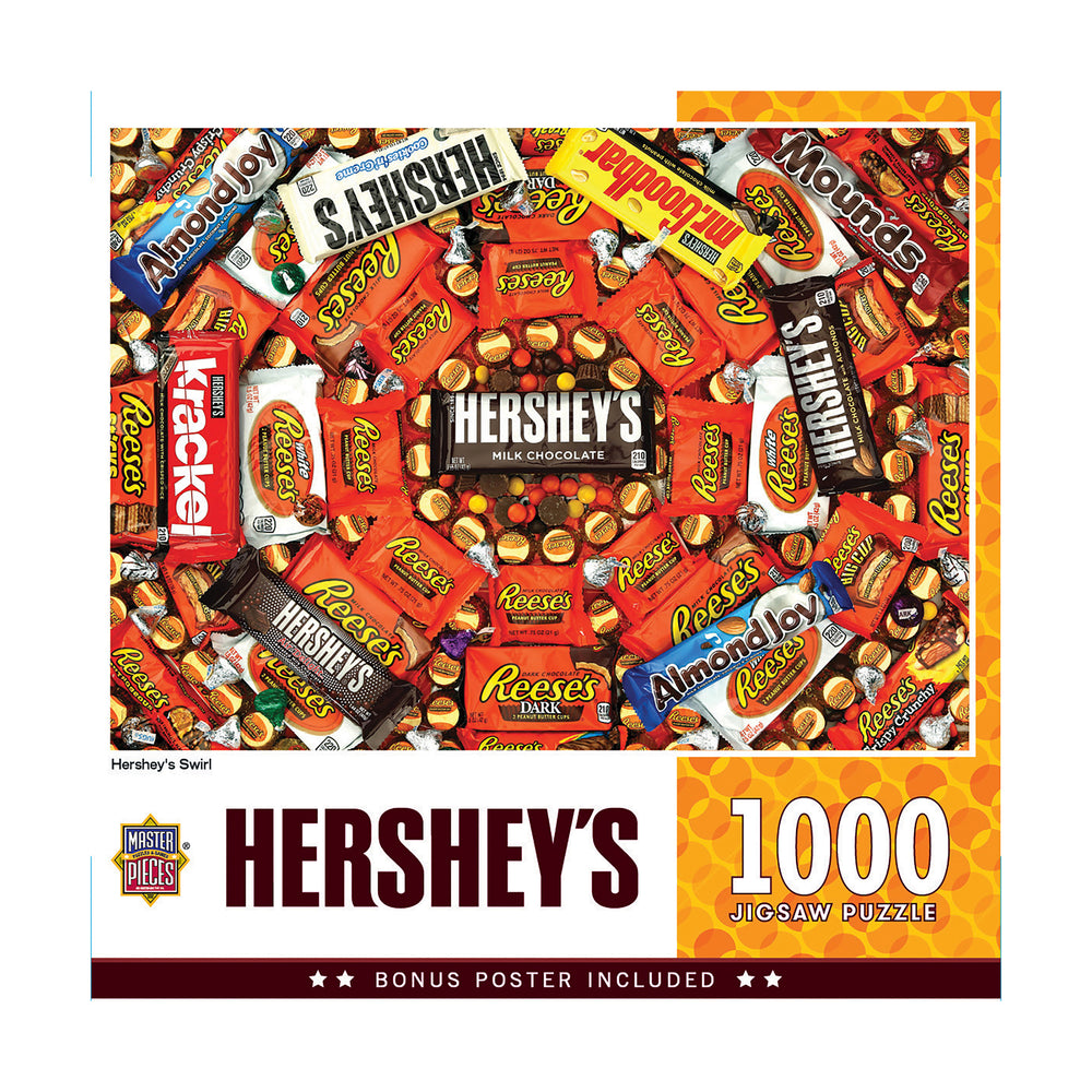 Hershey's Swirl Chocolate Collage Jigsaw Puzzle - 1000 pc