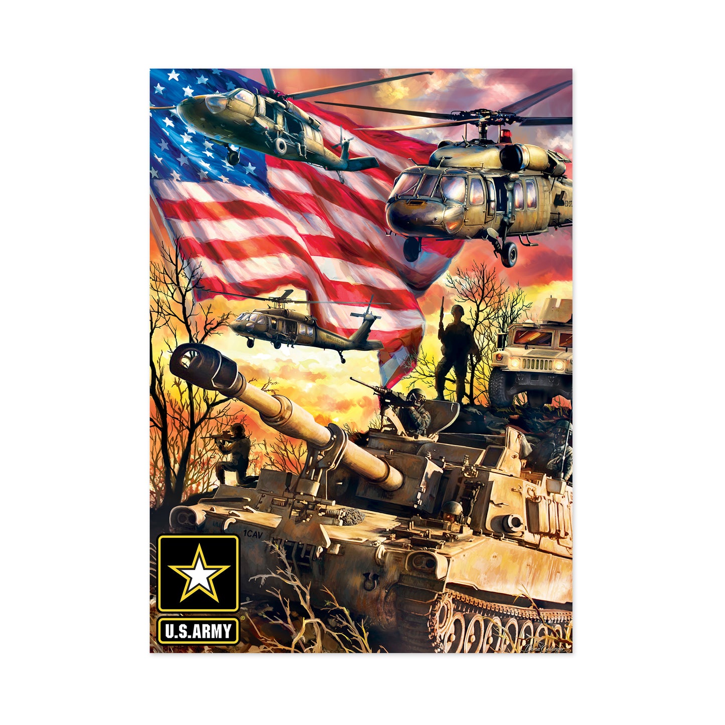 MasterPieces U.S. Army Firepower Jigsaw Puzzle - 1000 pc