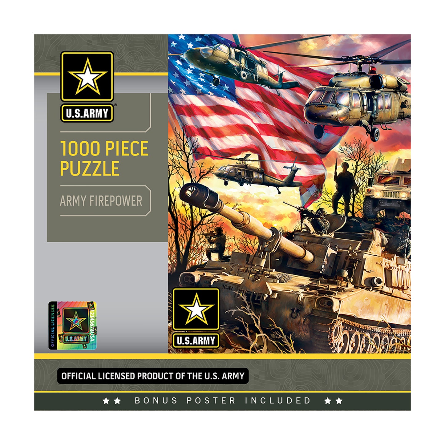 MasterPieces U.S. Army Firepower Jigsaw Puzzle - 1000 pc