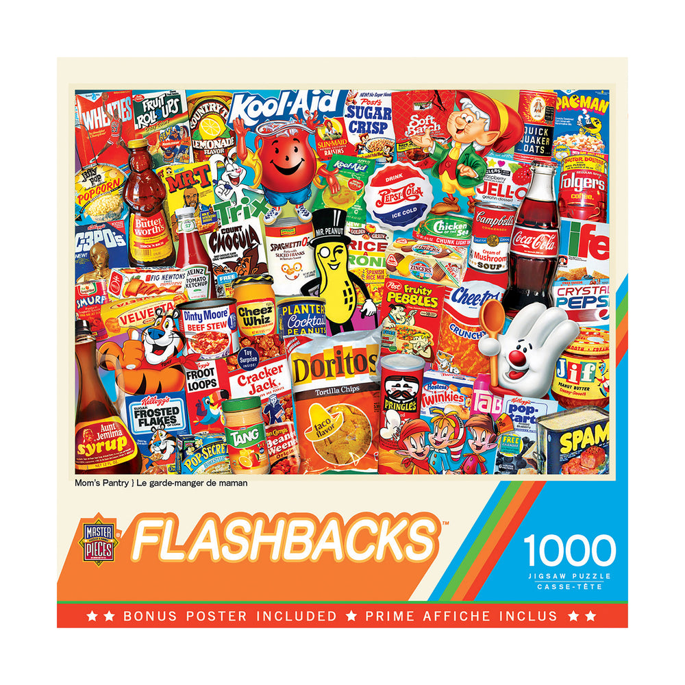 MasterPieces Flashbacks Mom's Pantry Nostalgic Jigsaw Puzzle - 1000 pc