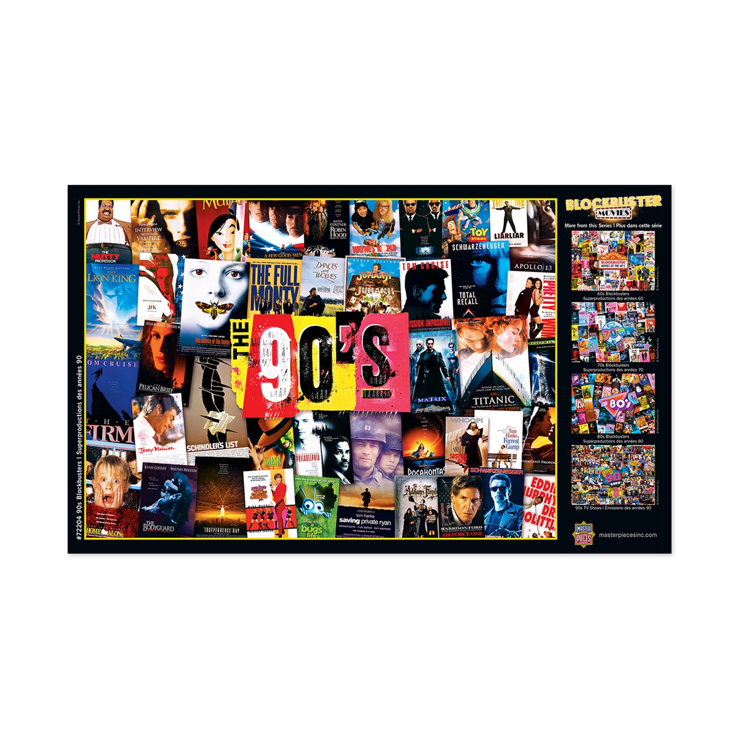 Blockbuster Movies - 90s Blockbusters: 1000 Pcs