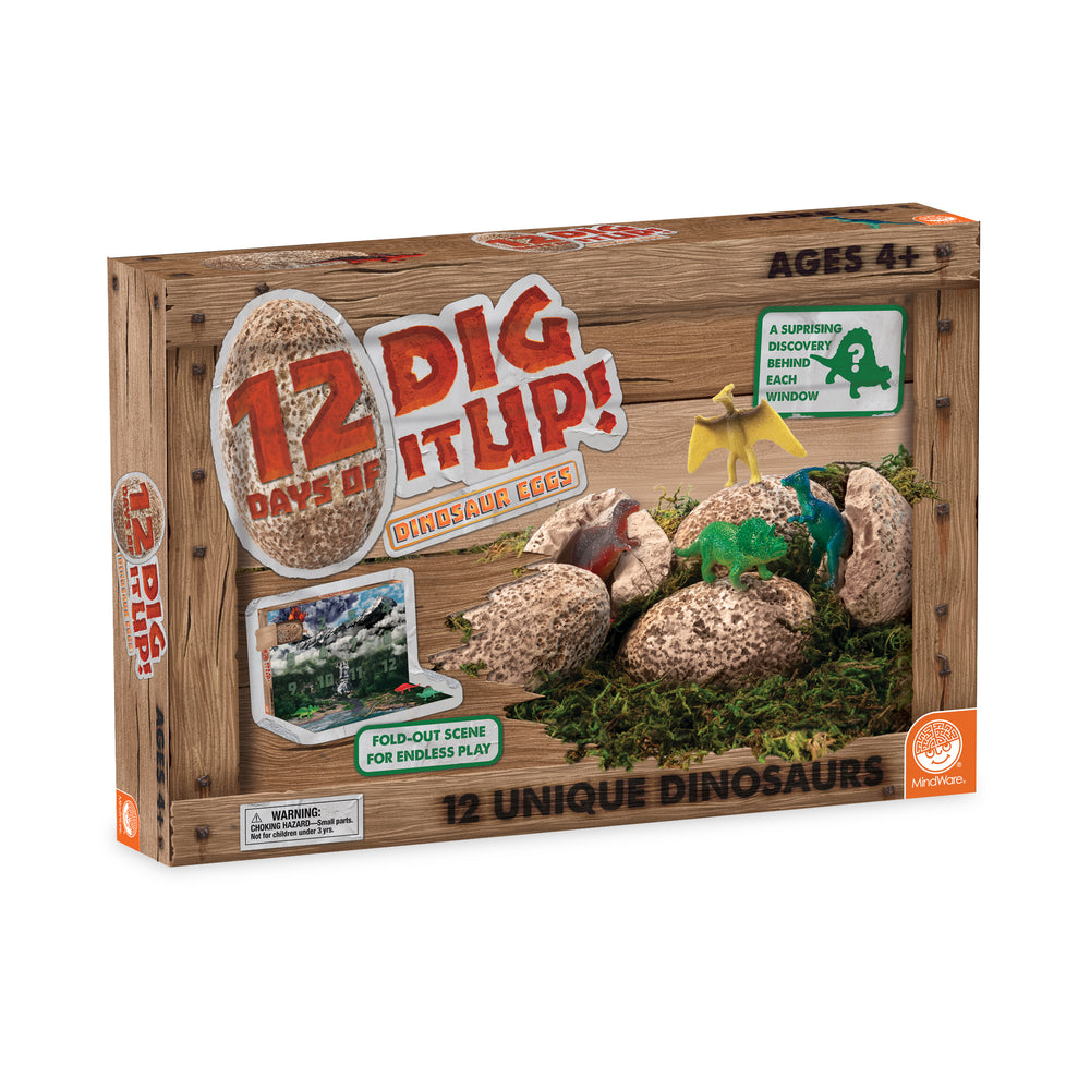 Dig It Up! Dinosaur Discovery Countdown Kit – 12 Exciting Dino Eggs