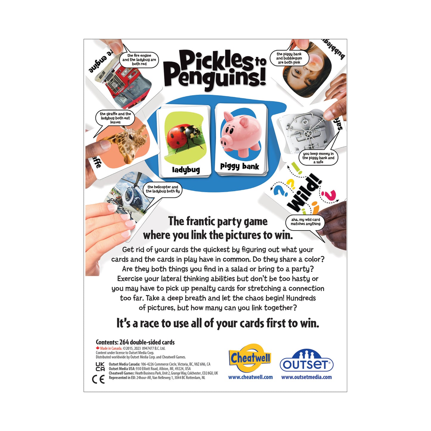 Pickles to Penguins! Quick-Thinking Linking Card Game