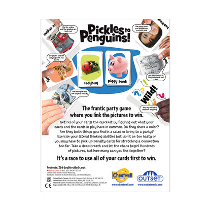 Pickles to Penguins! Quick-Thinking Linking Card Game