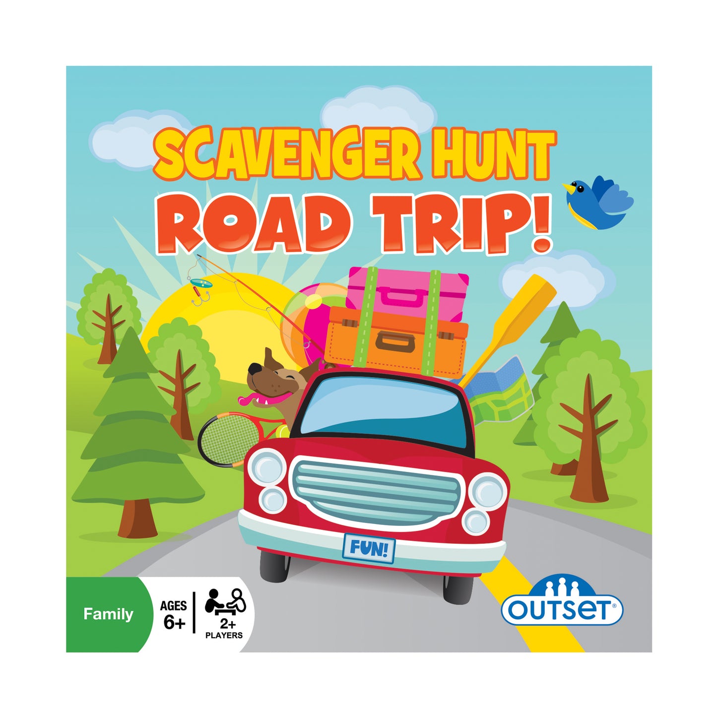 Scavenger Hunt Road Trip! Family Card Game