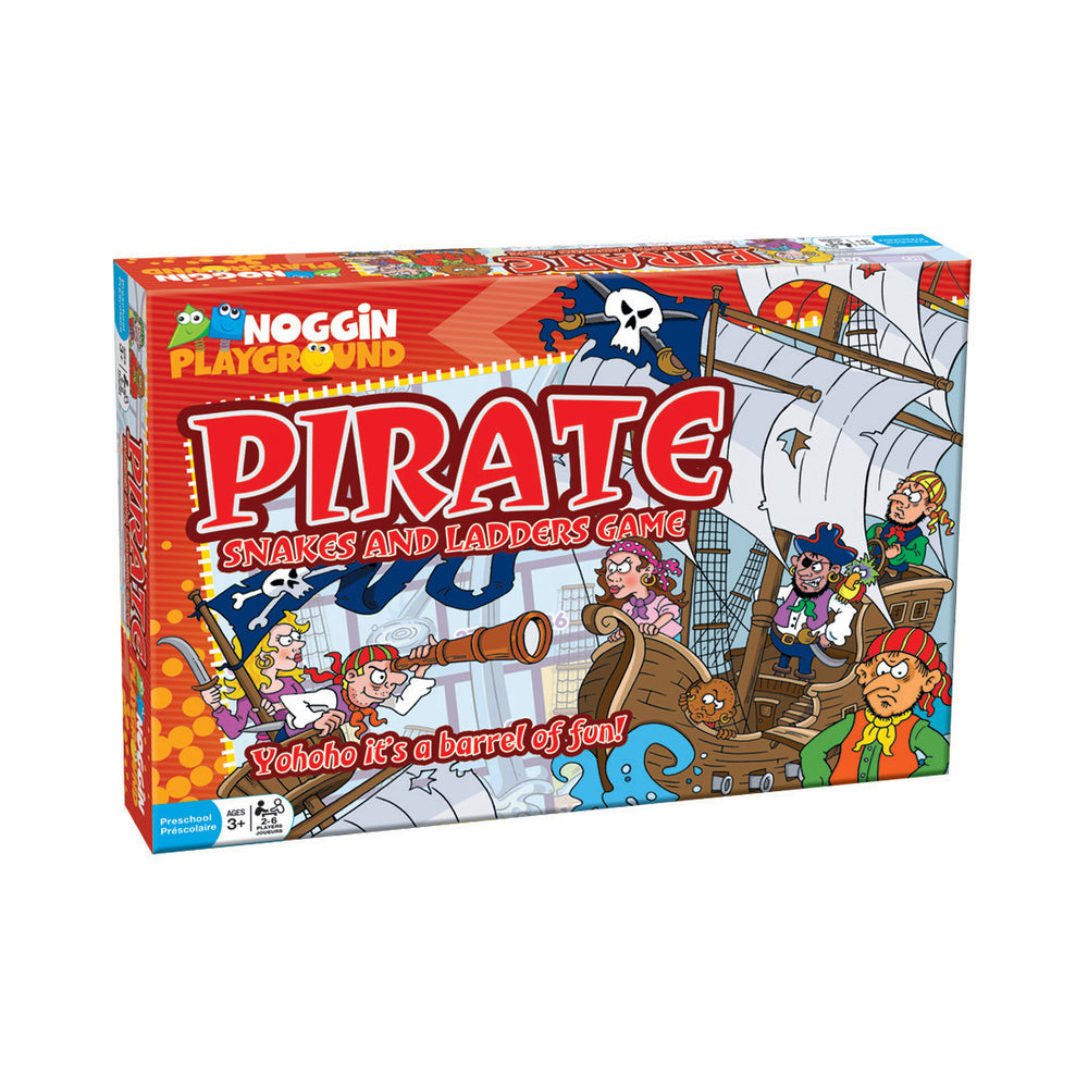 Pirate Snakes and Ladders Preschool Counting Board Game