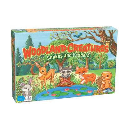 Woodland Creatures Snakes and Ladders Family Board Game