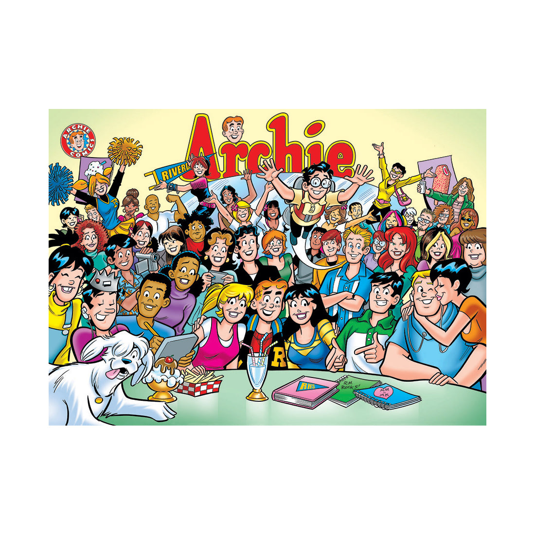 Cobble Hill Archie Comics The Gang at Pop's Jigsaw Puzzle - 1000 pc