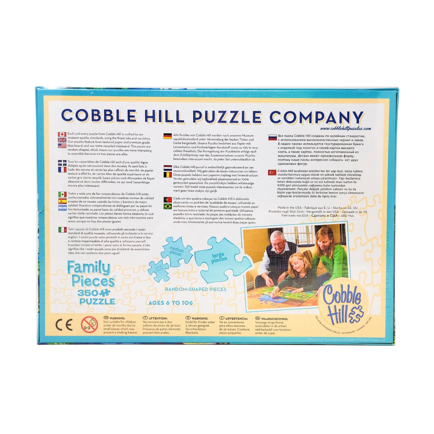 Cobble Hill Earth Day Family Jigsaw Puzzle - 350 pc