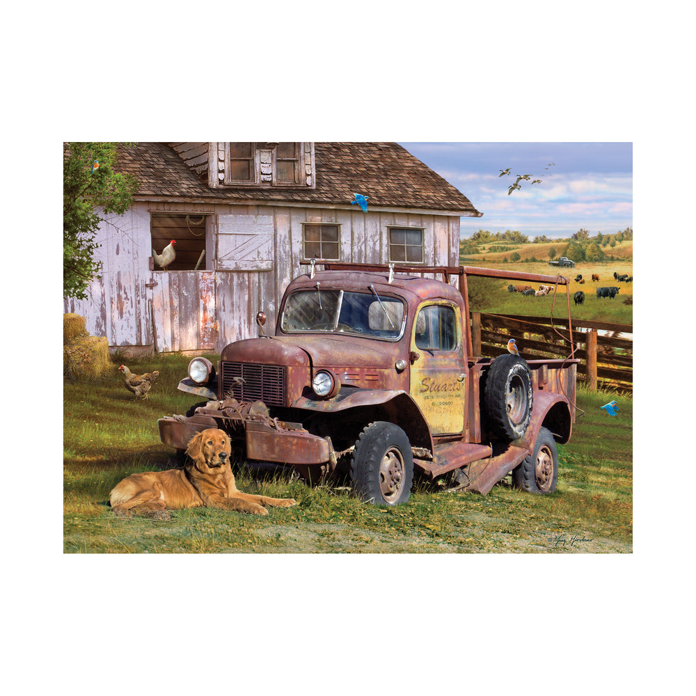 Greg Giordano Summer Farm Truck Jigsaw Puzzle - 1000 pc