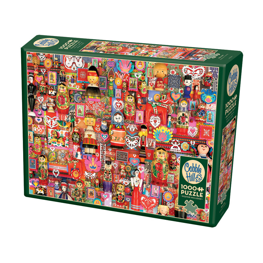 Cobble Hill Dollies Global Culture Jigsaw Puzzle - 1000 pc