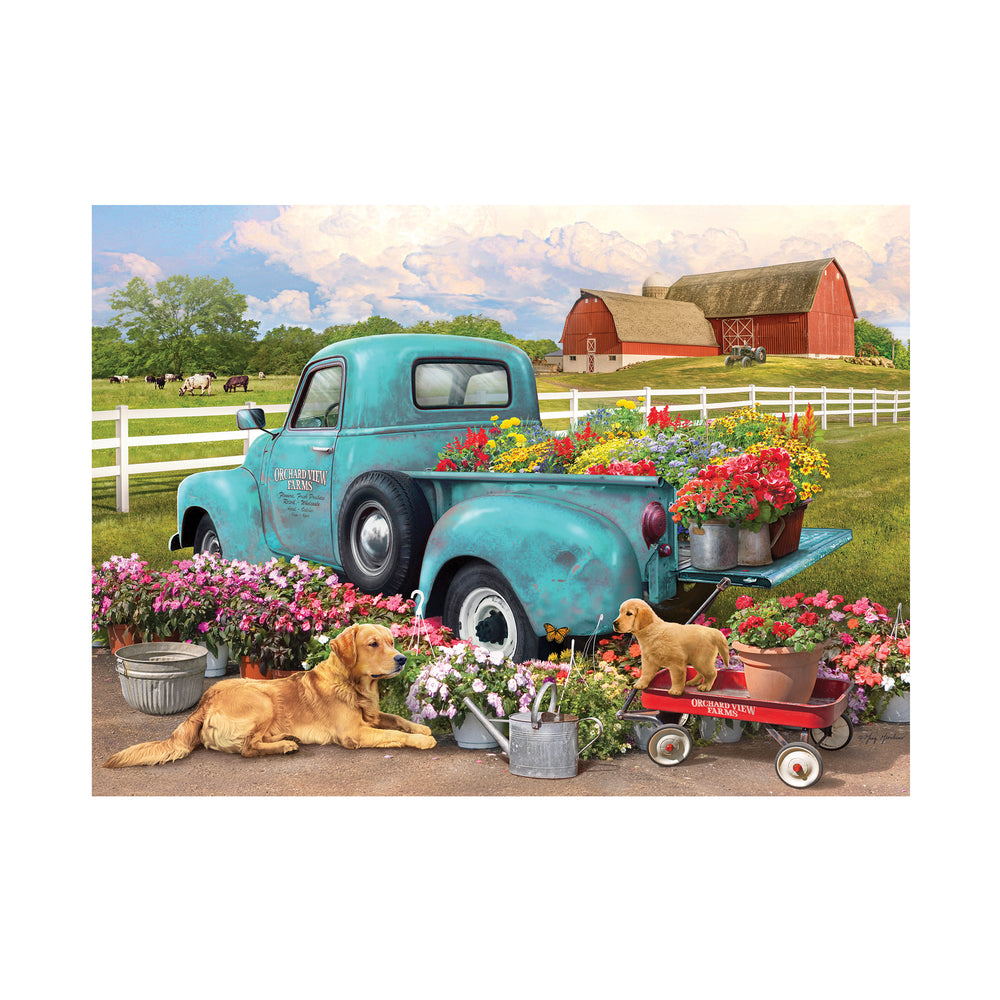 Cobble Hill Greg Giordano Flower Truck Puzzle - 1000 pc