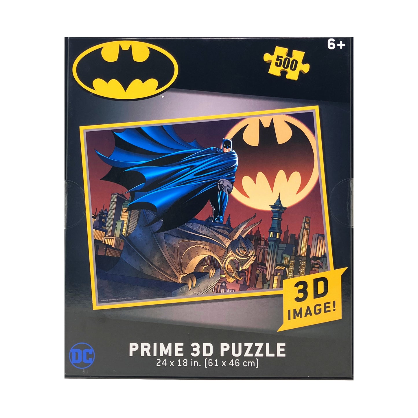 DC Comics - Batman - Bat Signal 3D Lenticular Jigsaw Puzzle: 500 Pcs