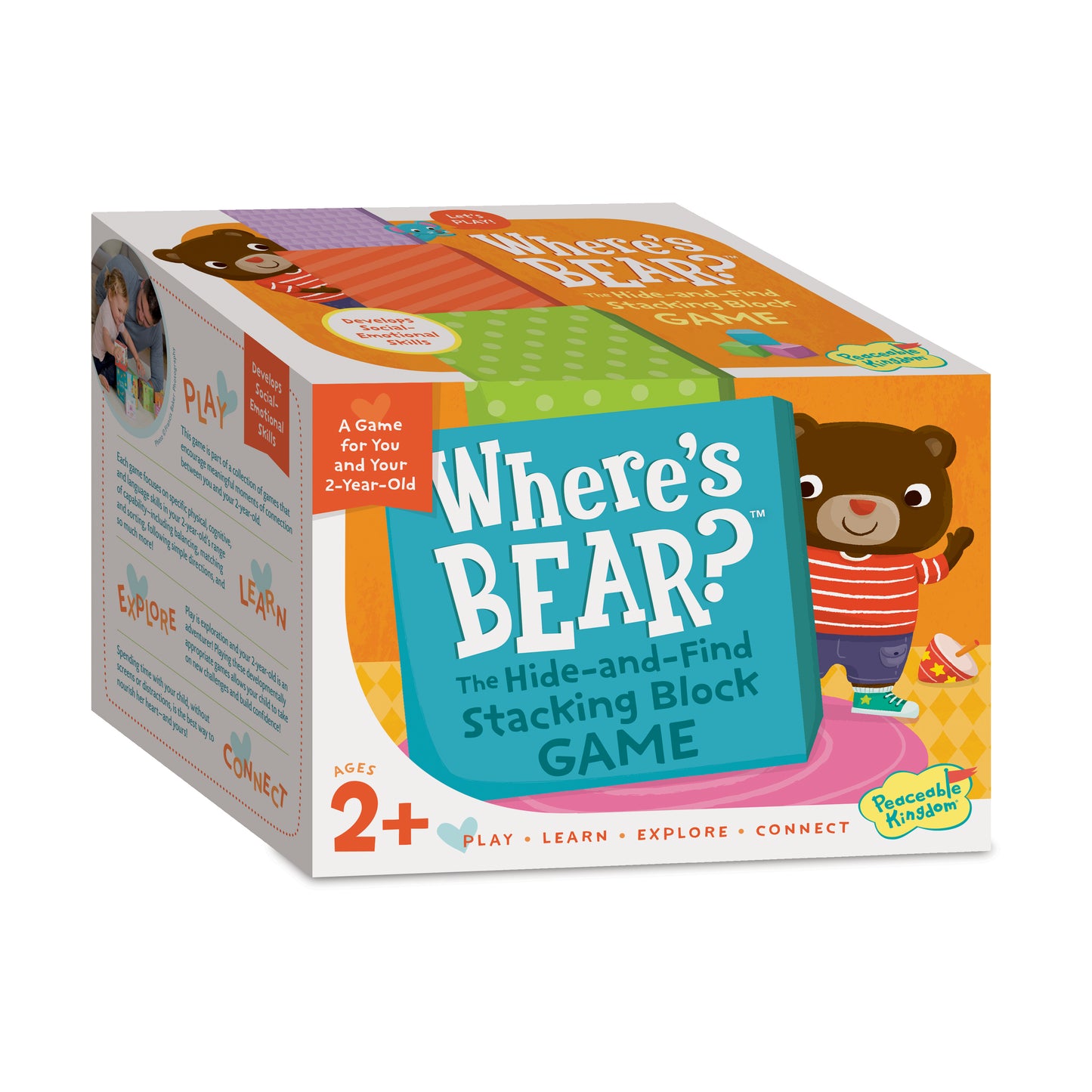 Where's Bear? Hidden Bear and Block Game for Toddlers