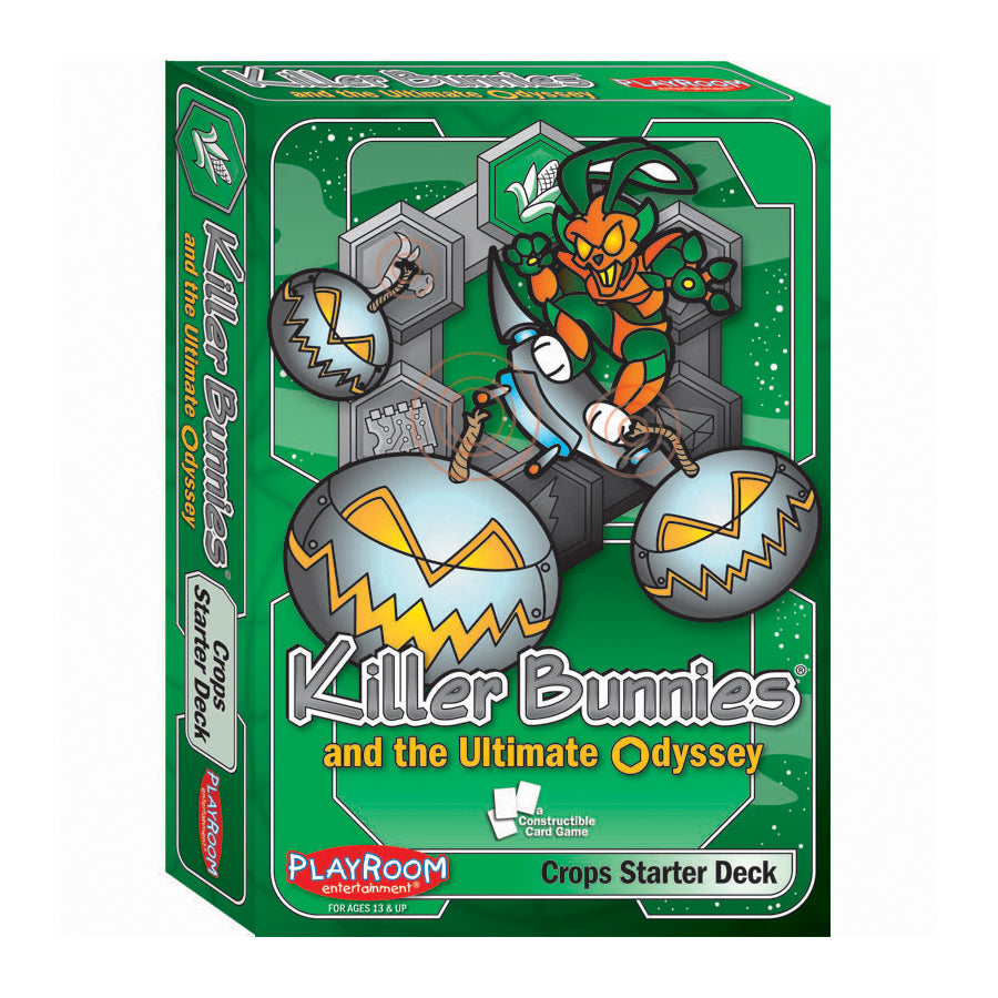 Killer Bunnies Odyssey Crops Starter Deck: Build, Battle & Harvest!