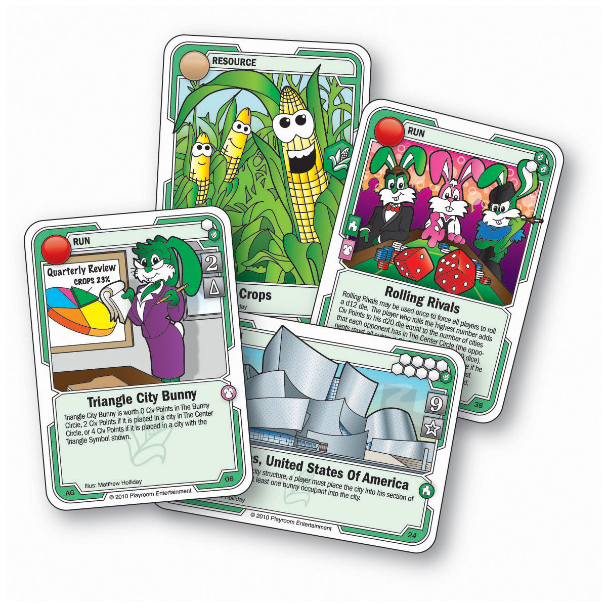 Killer Bunnies Odyssey Crops Starter Deck: Build, Battle & Harvest!