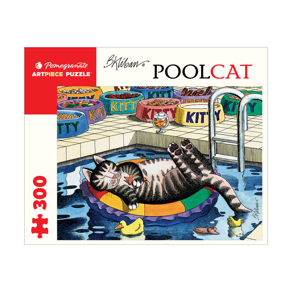 B. Kliban Pool Cat Theme Jigsaw Puzzle - 300 pc