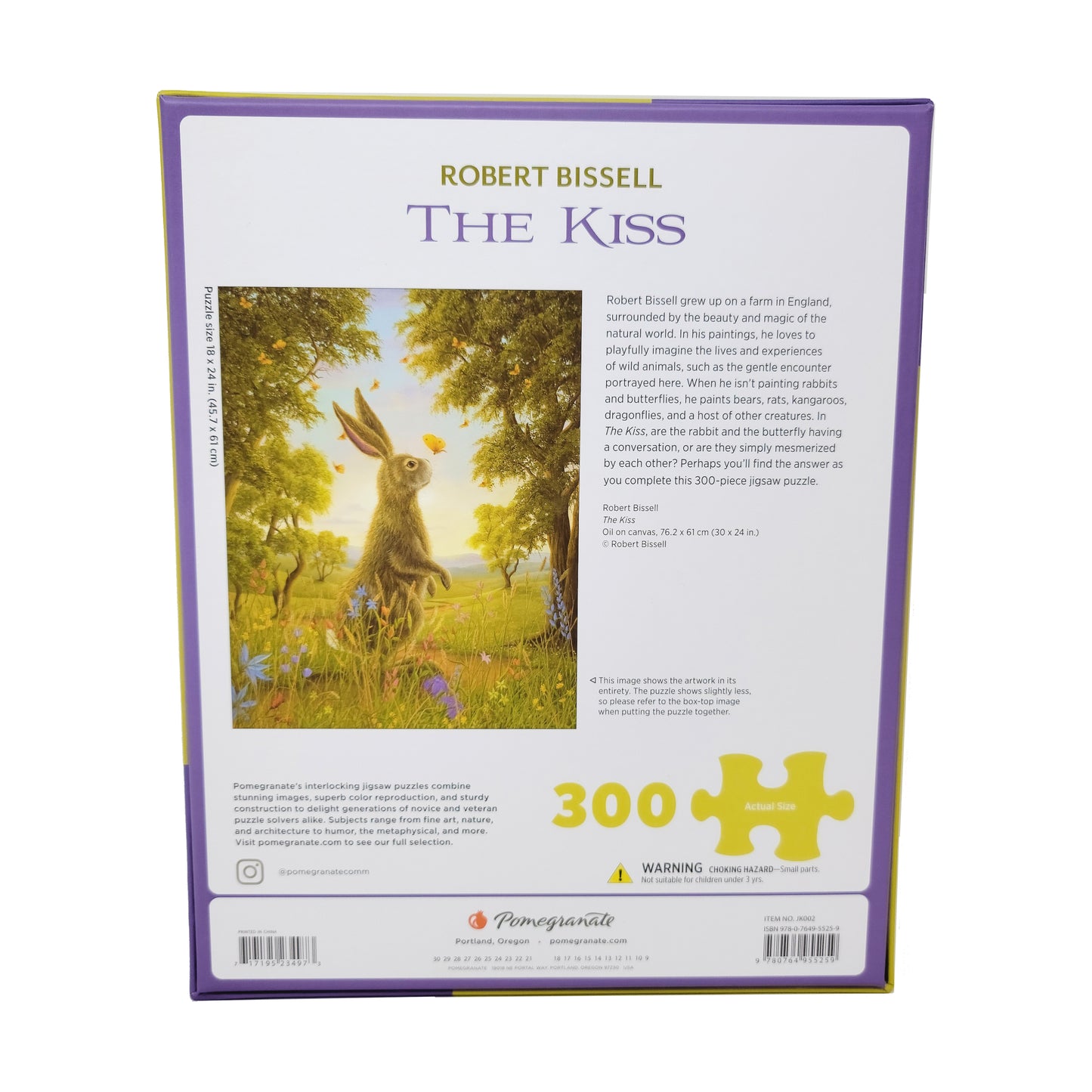 Pomegranate Robert Bissell The Kiss 300 pc Puzzle