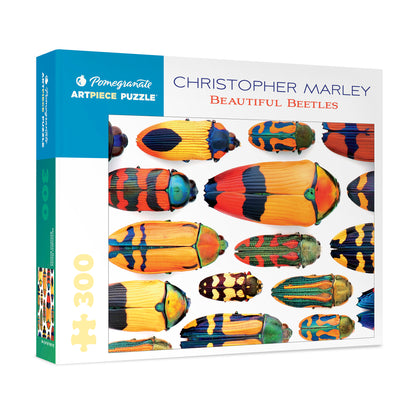 PomegranateKids Christopher Marley's Beautiful Beetles Puzzle - 300 pcs