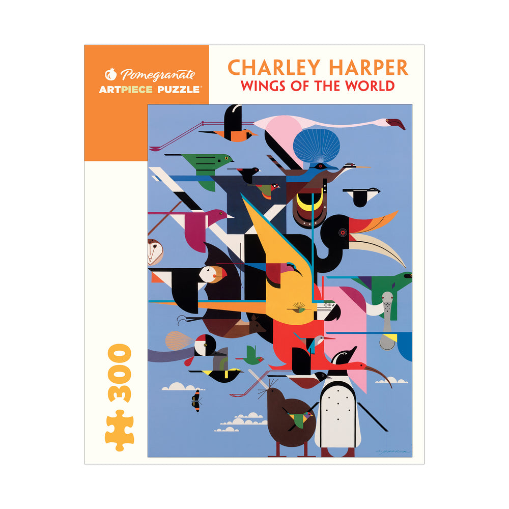 Charley Harper Wings of the World Jigsaw Puzzle - 300 pc