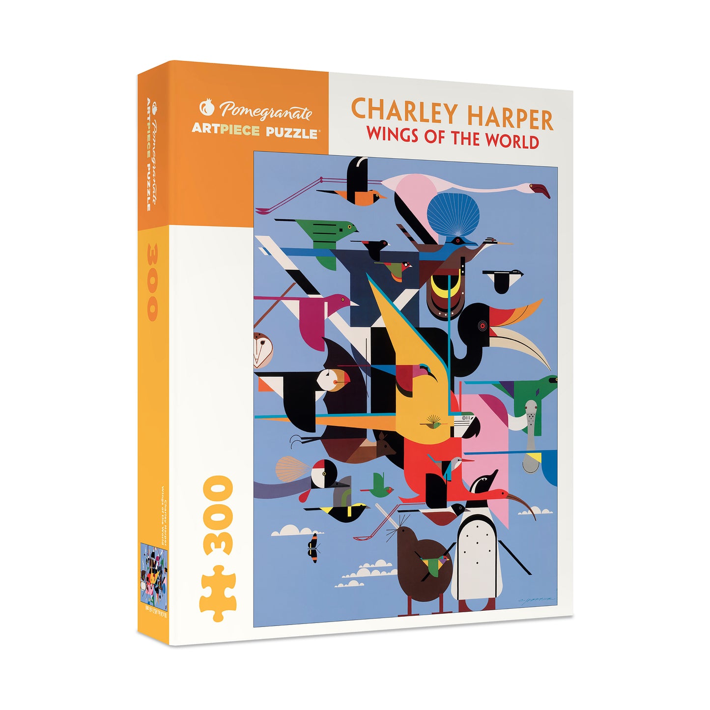 Charley Harper Wings of the World Jigsaw Puzzle - 300 pc