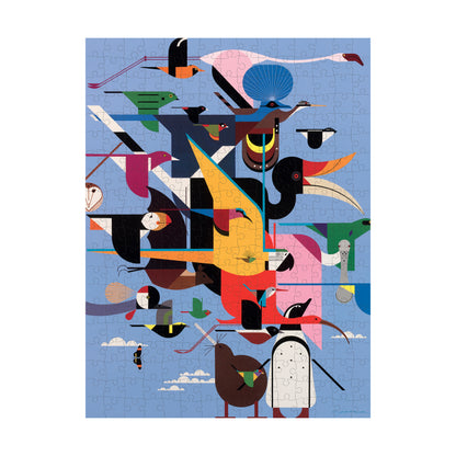 Charley Harper Wings of the World Jigsaw Puzzle - 300 pc