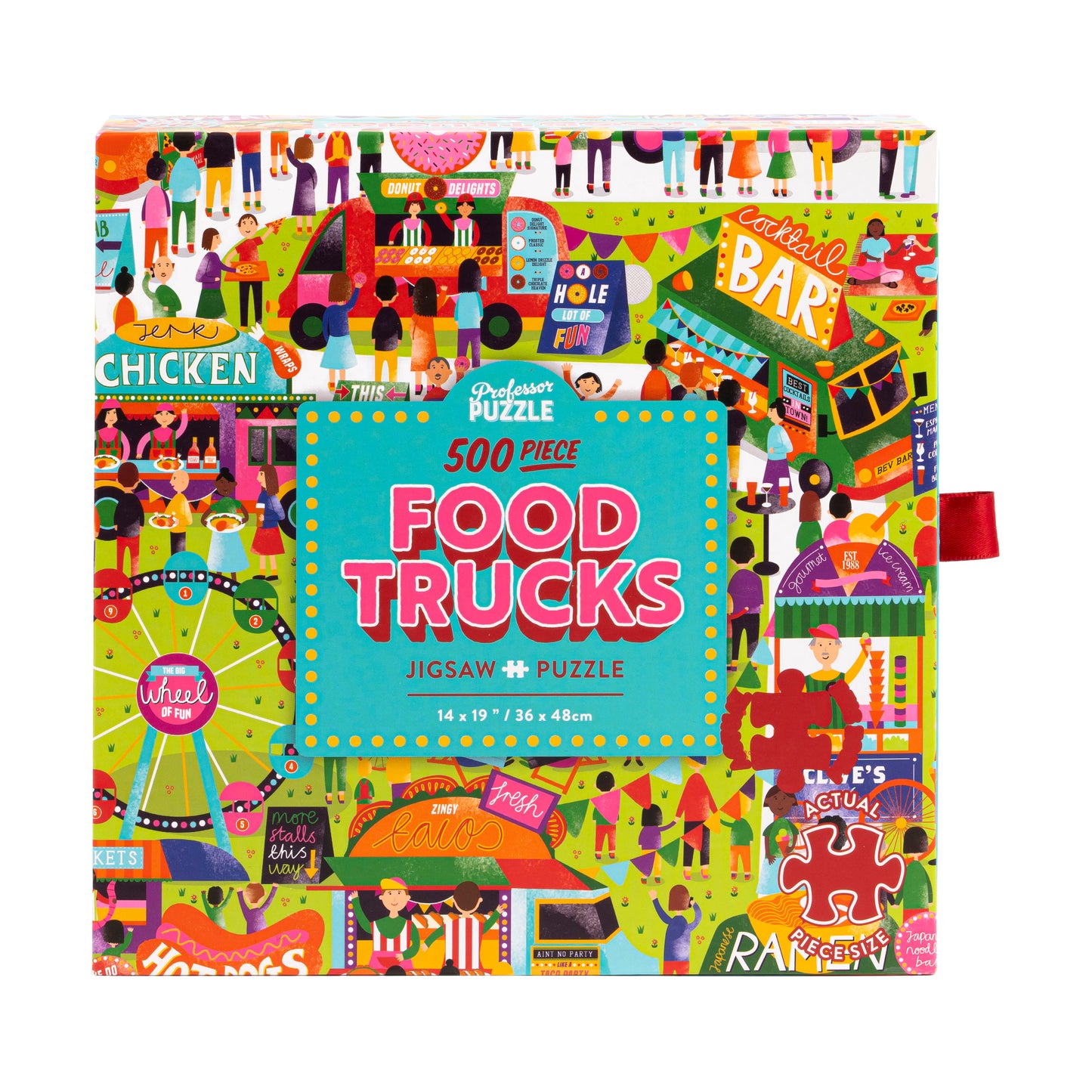 Food Trucks Festival Jigsaw Puzzle - 500 pcs