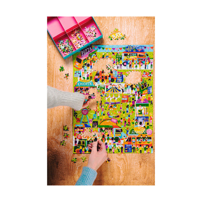 Food Trucks Festival Jigsaw Puzzle - 500 pcs