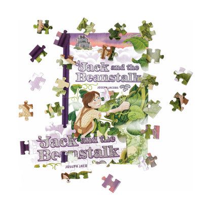 Professor Puzzle Jack and the Beanstalk 96-Piece Double-Sided Jigsaw Puzzle