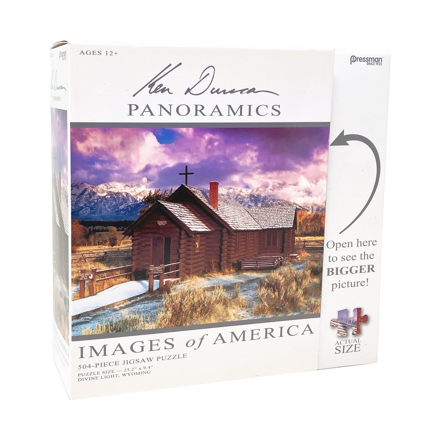 Pressman Divine Light, Wyoming Panoramic Jigsaw Puzzle - 504 pc