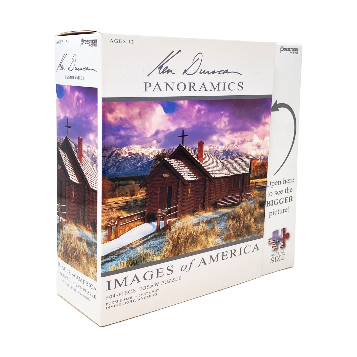 Pressman Divine Light, Wyoming Panoramic Jigsaw Puzzle - 504 pc