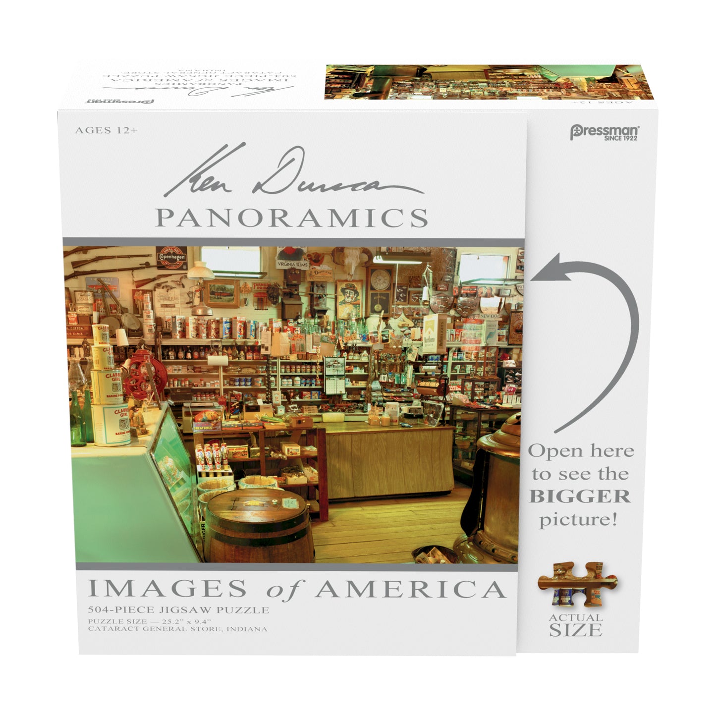 Ken Duncan Panoramic Jigsaw Puzzle - Cataract General Store, Indiana - 504 pc