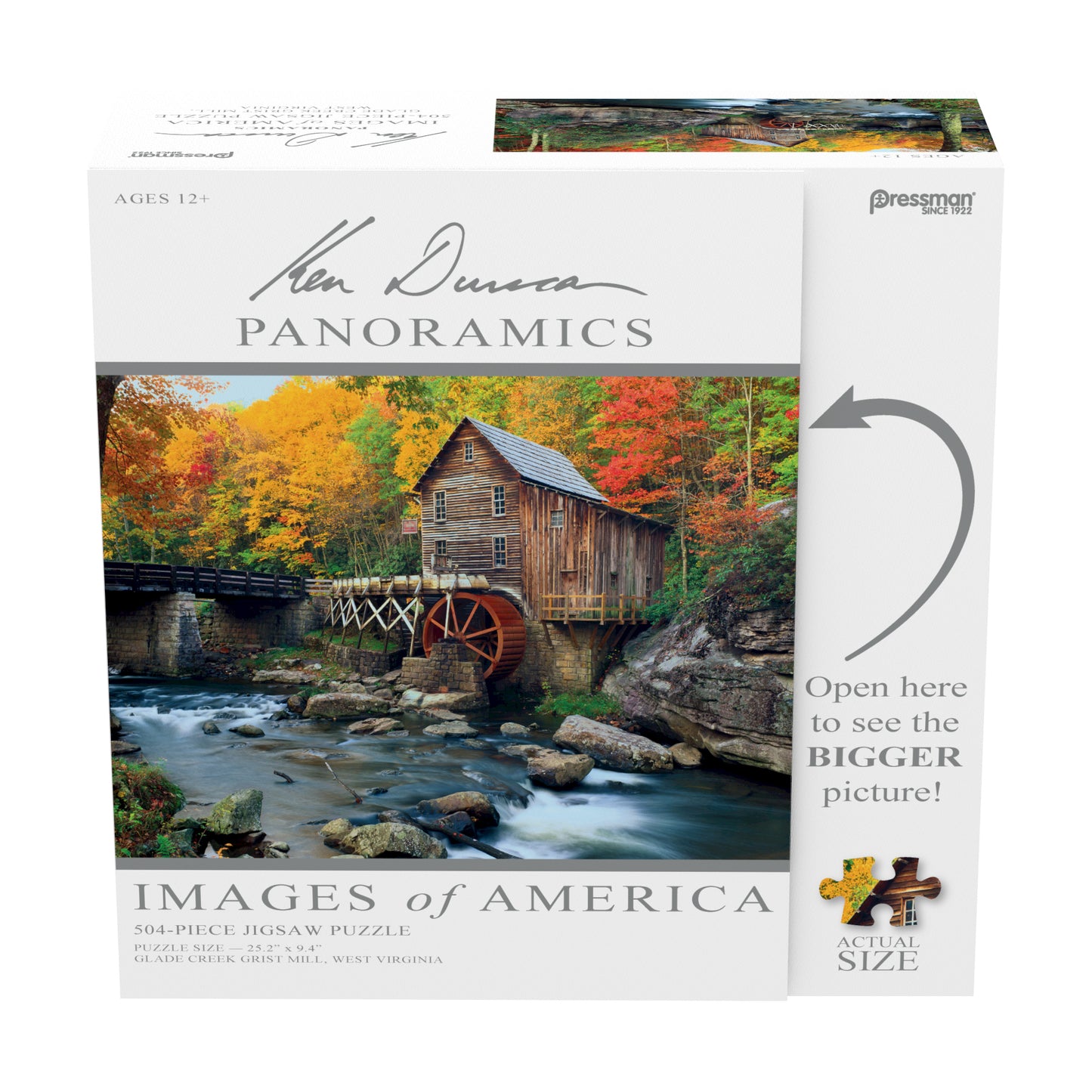 Ken Duncan Panoramics Glade Creek Grist Mill Jigsaw - 504 pc