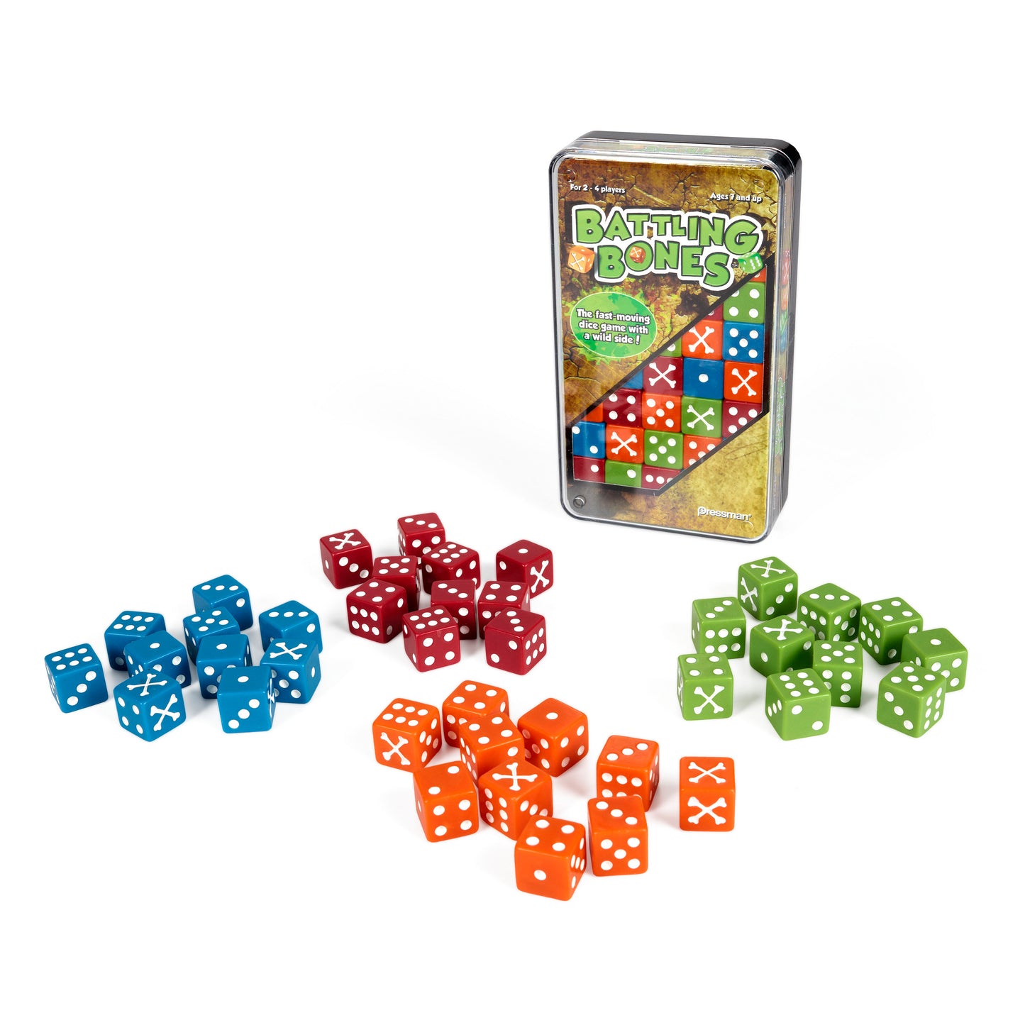 Pressman Toy Battling Bones Dice Frenzy Game